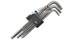 Wera 05022720001 9-delige Inbussleutelset - RVS - 1,5-10mm