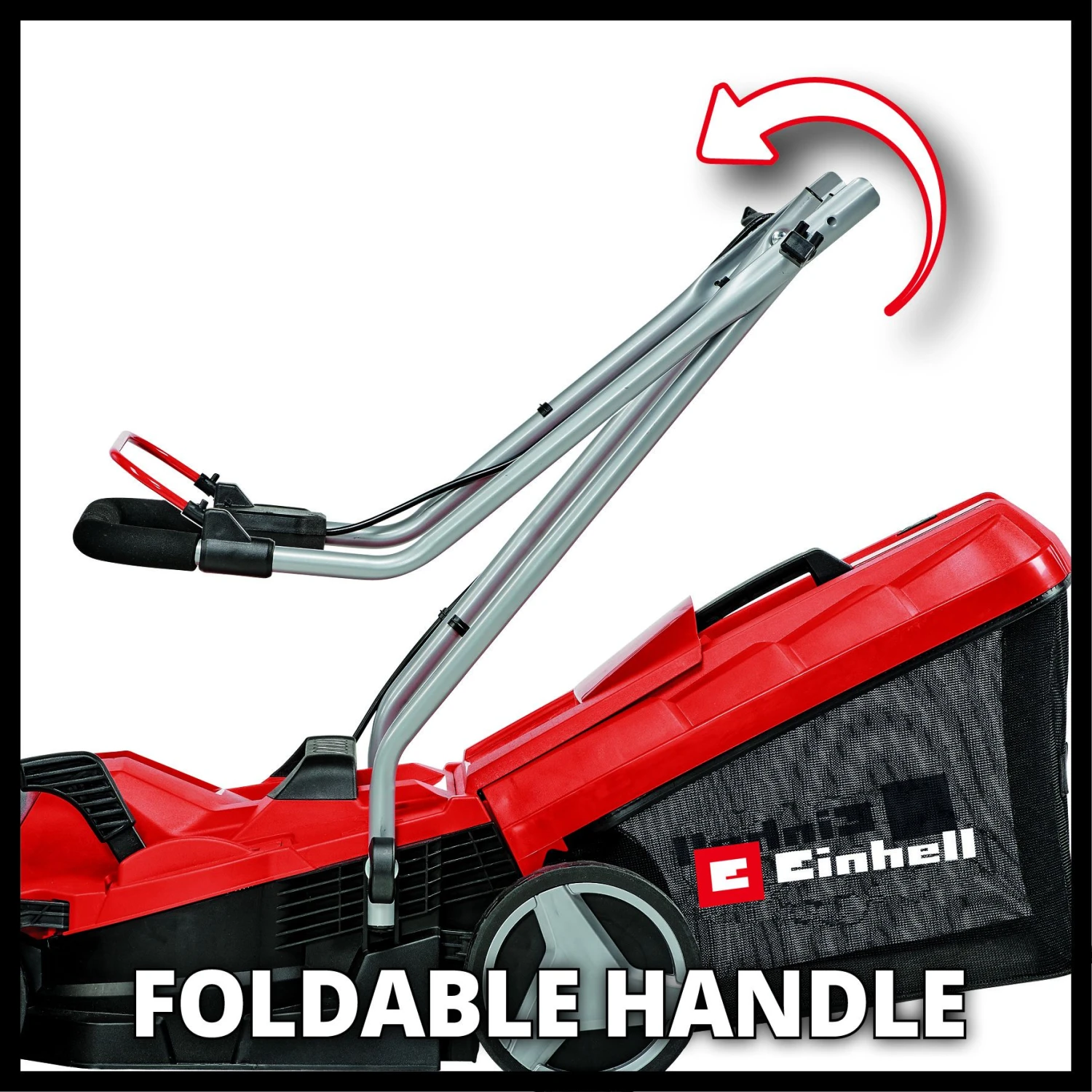 Einhell GE-CM 18/33 Li Kit 18V Li-Ion Accu Grasmaaier Set (1x 4,0Ah) - 30L - 33cm - Koolborstelloos 12 Einhell GE-CM 18/33 Li Kit 18V Li-Ion Accu Grasmaaier Set (1x 4,0Ah) - 30L - 33cm - Koolborstelloos - Afbeelding 12